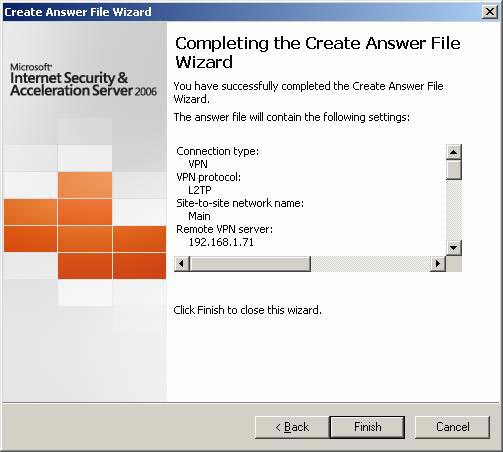 Create a Site-to-site VPN on ISA 2006 (Part 5) Picture 17