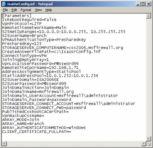 Create a Site-to-site VPN on ISA 2006 (Part 5) Picture 18