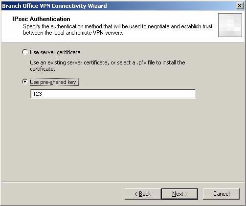 Create a Site-to-site VPN on ISA 2006 (Part 5) Picture 28