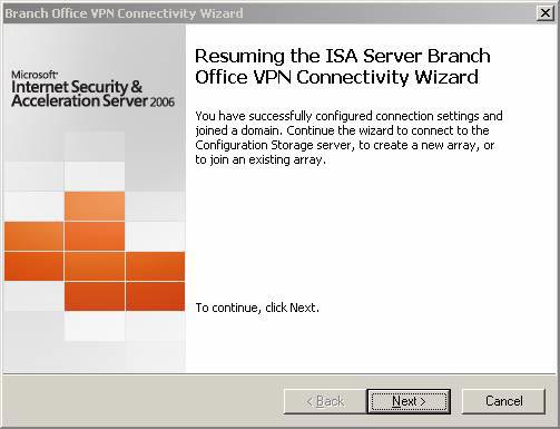 Create a Site-to-site VPN on ISA 2006 (Part 5) Picture 33