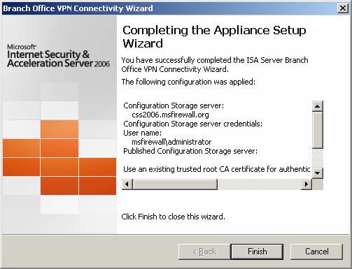 Create a Site-to-site VPN on ISA 2006 (Part 5) Picture 41