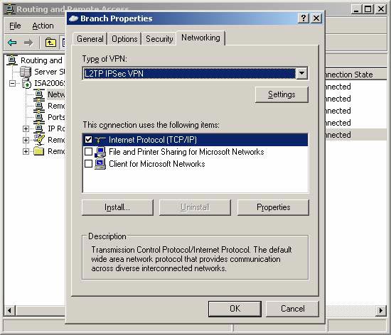 Create a Site-to-site VPN on ISA 2006 (Part 6) Picture 2