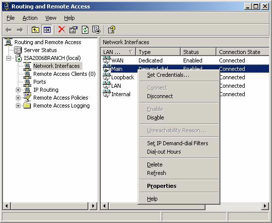Create a Site-to-site VPN on ISA 2006 (Part 6) Picture 5