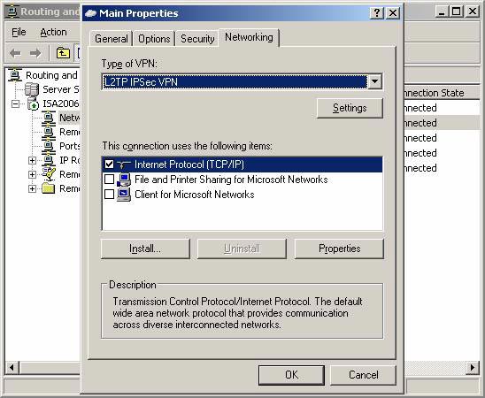 Create a Site-to-site VPN on ISA 2006 (Part 6) Picture 6