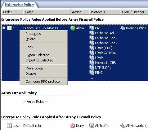 Create a Site-to-site VPN on ISA 2006 (Part 7) Picture 1