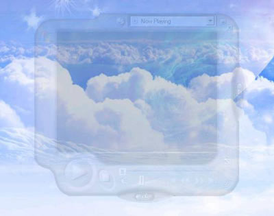 Create a transparent interface for the skin of Windows Media Player Picture 4
