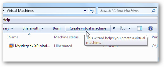 Create a virtual hard drive, turn the real machine into a virtual machine with Disk2vhd Picture 7
