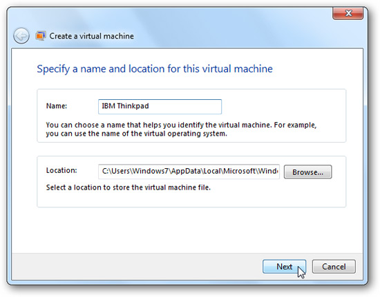 Create a virtual hard drive, turn the real machine into a virtual machine with Disk2vhd Picture 8