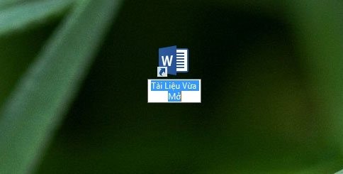 Create a Word document shortcut that is unfinished on the Desktop Picture 4