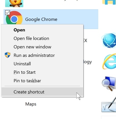Create and customize application shortcuts on win 10 Picture 7