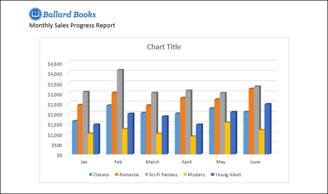 Create and insert Word 2016 charts Picture 9