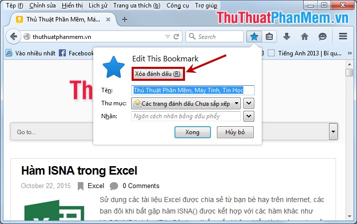 Create and manage bookmarks in Firefox Picture 14