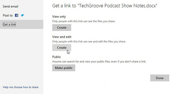 Create and share Office documents on SkyDrive Picture 8