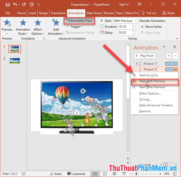 Create and use animation effects in PowerPoint Picture 7