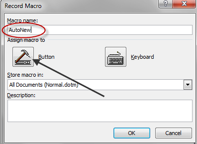 Create and use automated macros in Word 2010 Picture 3