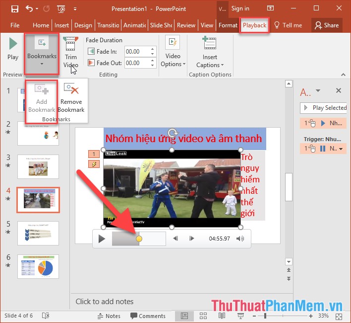 Create and use effects for audio and video in PowerPoint Picture 10