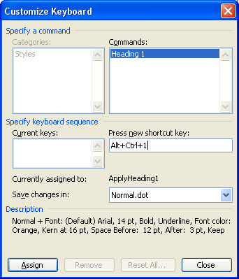 Create automatic table of contents in Word 2003 Picture 17