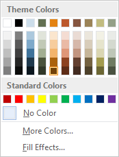 Create borders and fill the background for text in Word Picture 6