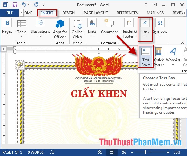 Create borders for text pages in Word Picture 12
