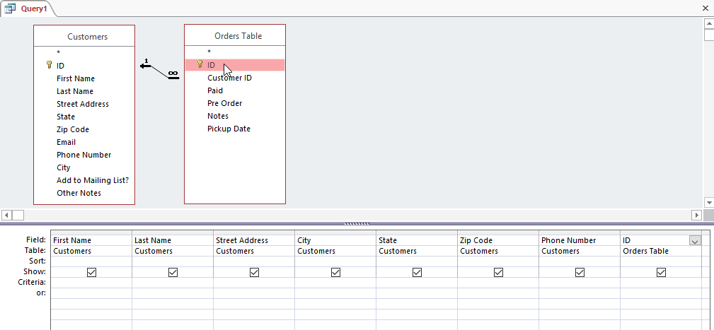 Create data queries in Access 2016 from simple to complex Picture 21