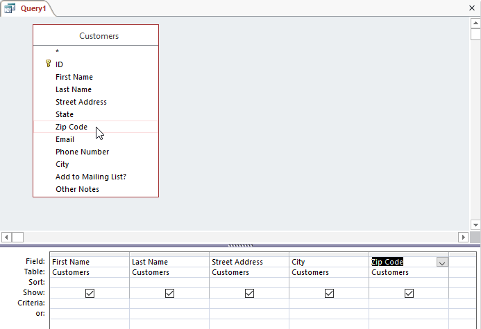 Create data queries in Access 2016 from simple to complex Picture 4