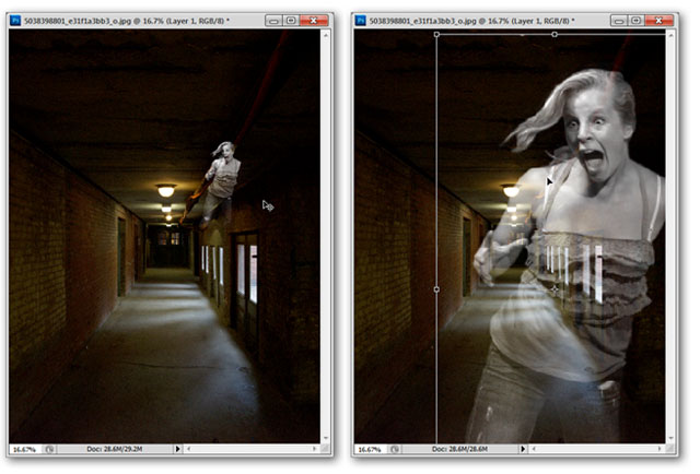Create ghosts in Photoshop or GIMP Picture 10
