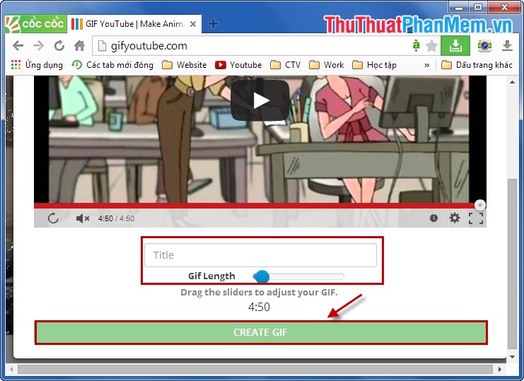 Create GIF animations from Youtube videos Picture 4