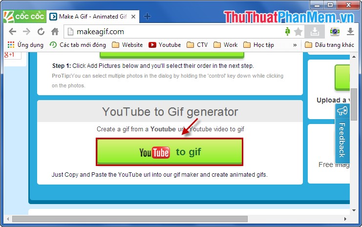 Create GIF animations from Youtube videos Picture 5