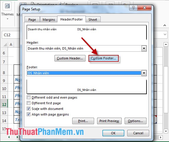 Create header and footer in Excel Picture 6