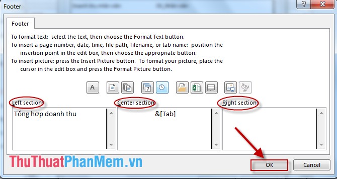 Create header and footer in Excel Picture 7