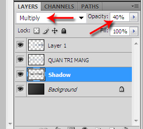 Create light effects and shadows in Photoshop Picture 8