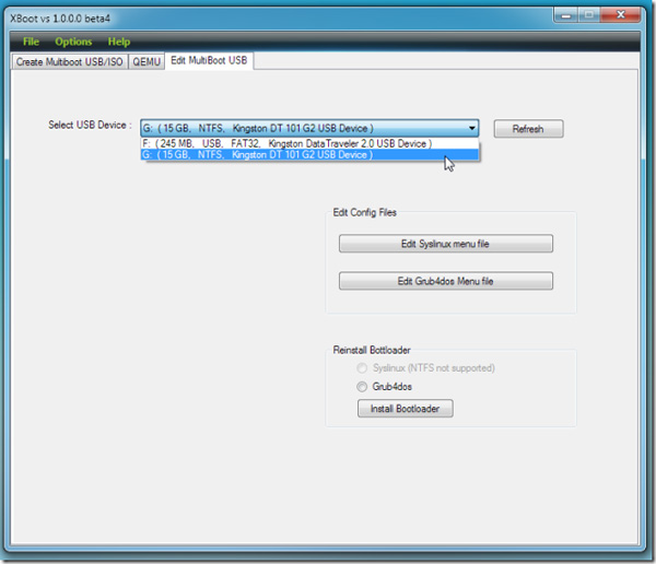 Create multifunctional USB boot with XBoot Picture 2