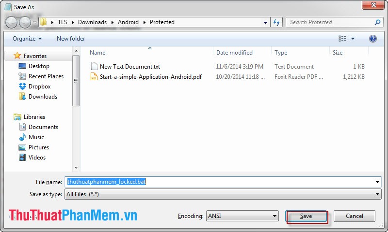 Create password to protect folders without using software Picture 3