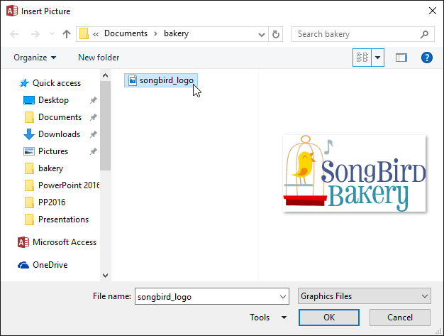 Create reports in Access 2016 and use advanced reporting options Picture 33
