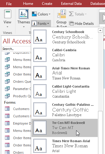 Create reports in Access 2016 and use advanced reporting options Picture 40