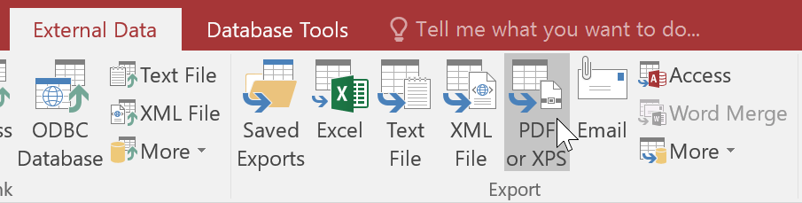 Create reports in Access 2016 and use advanced reporting options Picture 9