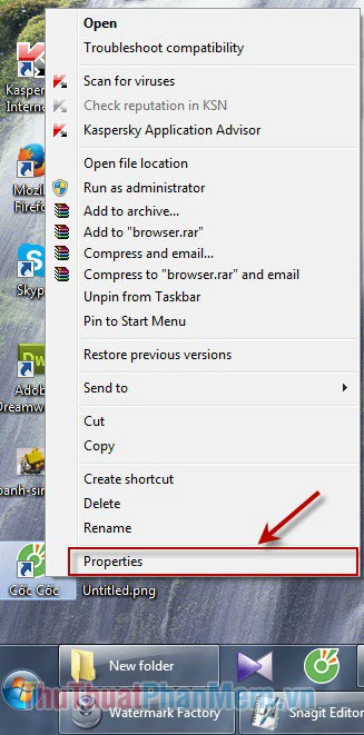 Create shortcuts for Window applications Picture 6