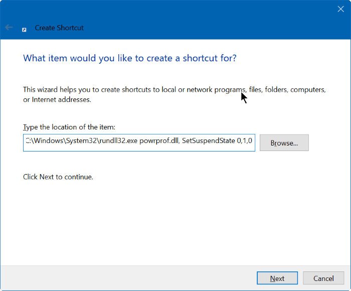 Create Shortcuts, Restart Your Computer ... on the Desktop Windows 10 Picture 3