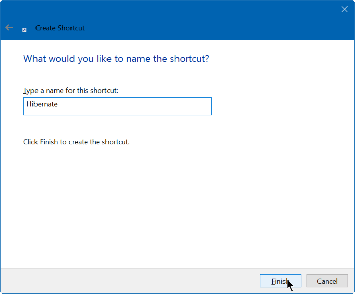 Create Shortcuts, Restart Your Computer ... on the Desktop Windows 10 Picture 4