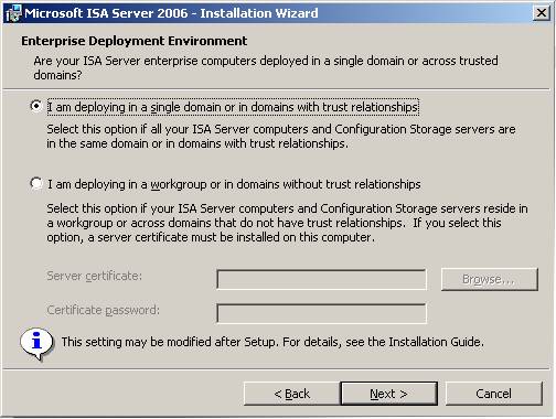 Create Site to Site VNP with the ISA 2006 Firewall Branch Office Connection Wizard - Part 2 Picture 16
