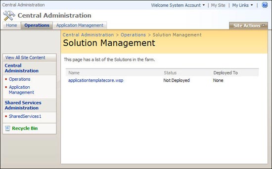 Create solutions for SharePoint 2007 Picture 2