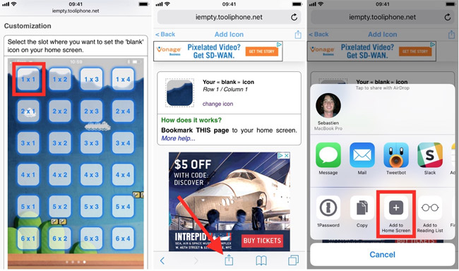 Create space on the Home iPhone screen without jailbreak Picture 4