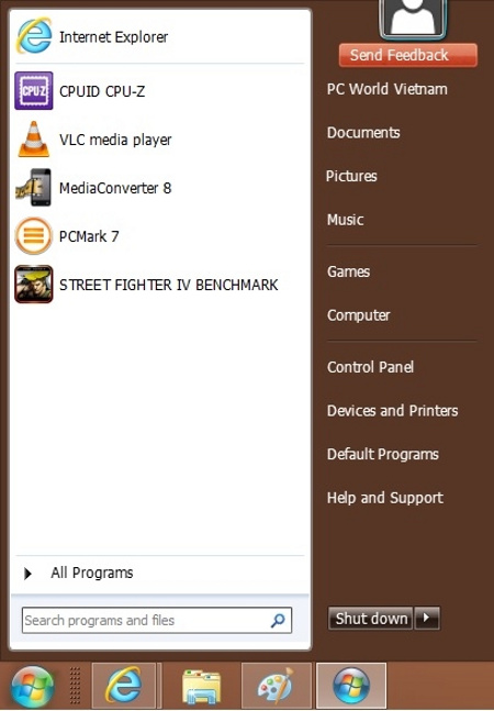 Create Start button on Windows 8 Picture 1