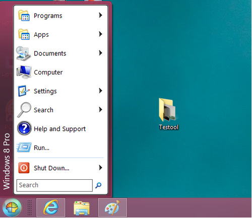 Create Start button on Windows 8 Picture 5