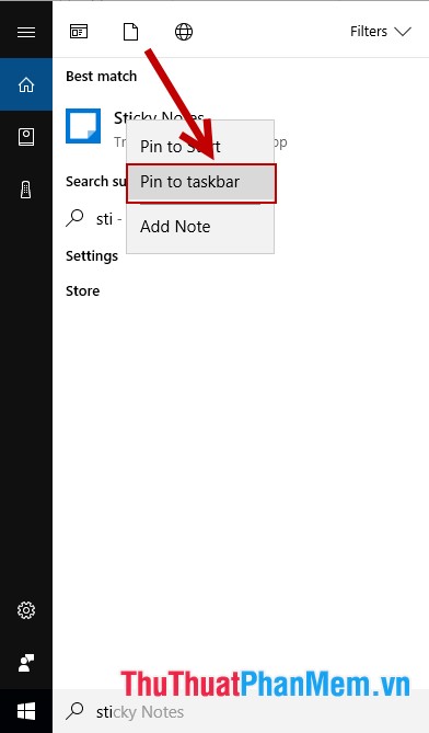 Create Sticky Note - Notes on the Windows 10 Desktop Picture 12