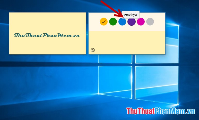 Create Sticky Note - Notes on the Windows 10 Desktop Picture 6