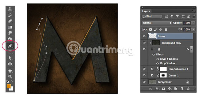 Create surreal fire fire effect in Photoshop Picture 11