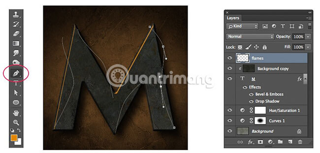 Create surreal fire fire effect in Photoshop Picture 12