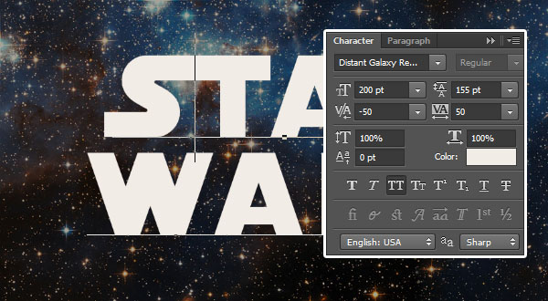 Create text effects like Star Wars movie Poster in Photoshop Picture 6