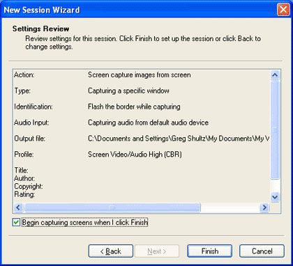 Create tutorial video with Windows Media Encoder Picture 8